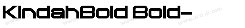 KindahBold Bold字体转换 KindahBold Bold字体转换